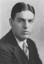 Neil Staebler as a senior at Michigan in 1925-26, his term as editor of The Chimes.