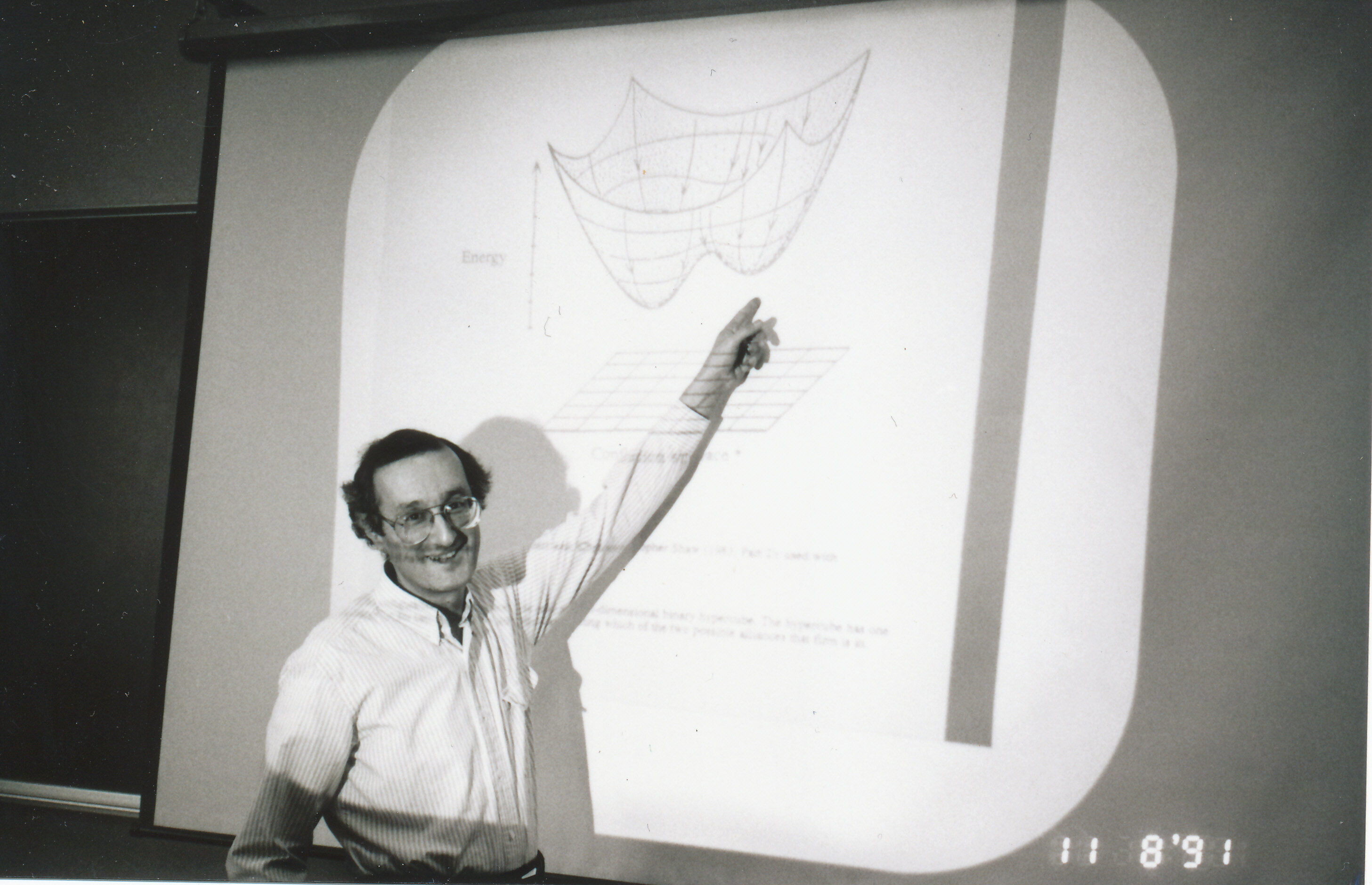 Axelrod in his early years at Michigan. He joined the faculty in 1974.